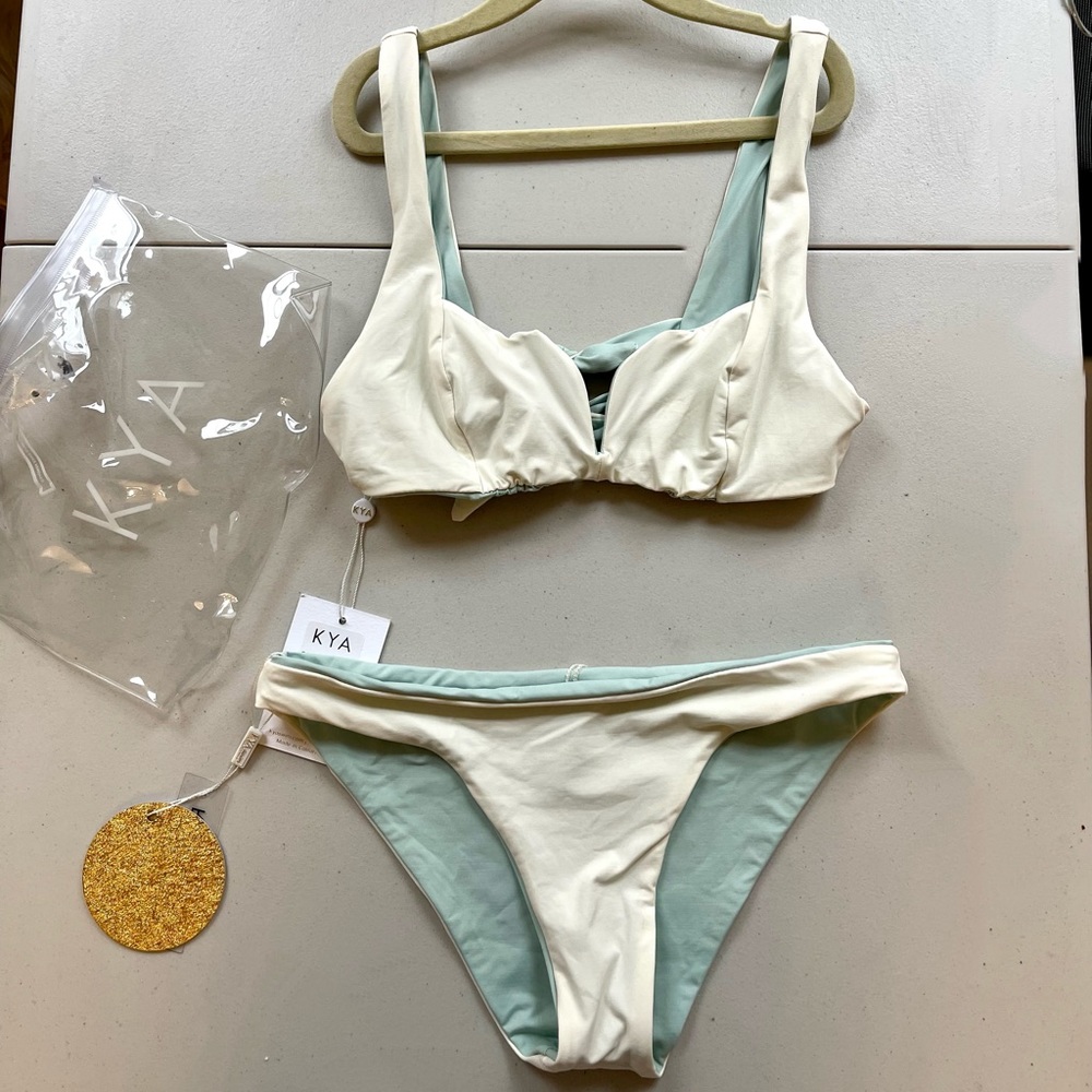 KYA SWIM ZOEY BOTTOM - (CAPRI/SHELL) XS